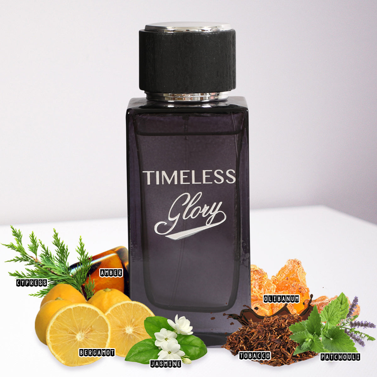 Timeless Glory  Spray Perfume Eau De Parfum For Men - 100ML/3.4FL.OZ./3PCS