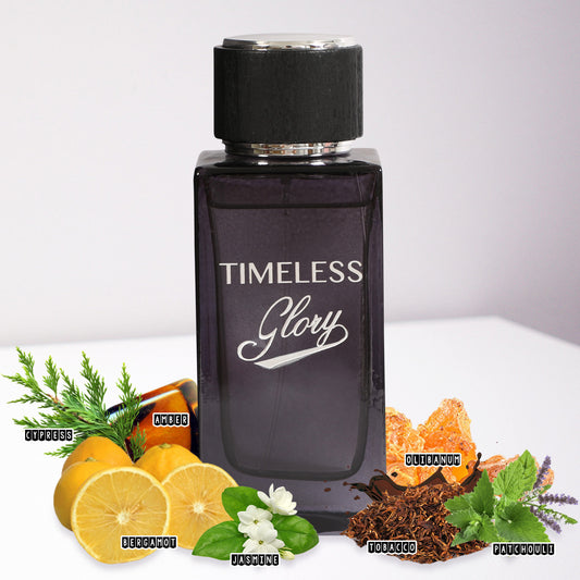 Timeless Glory  Spray Perfume Eau De Parfum For Men - 100ML/3.4FL.OZ./3PCS