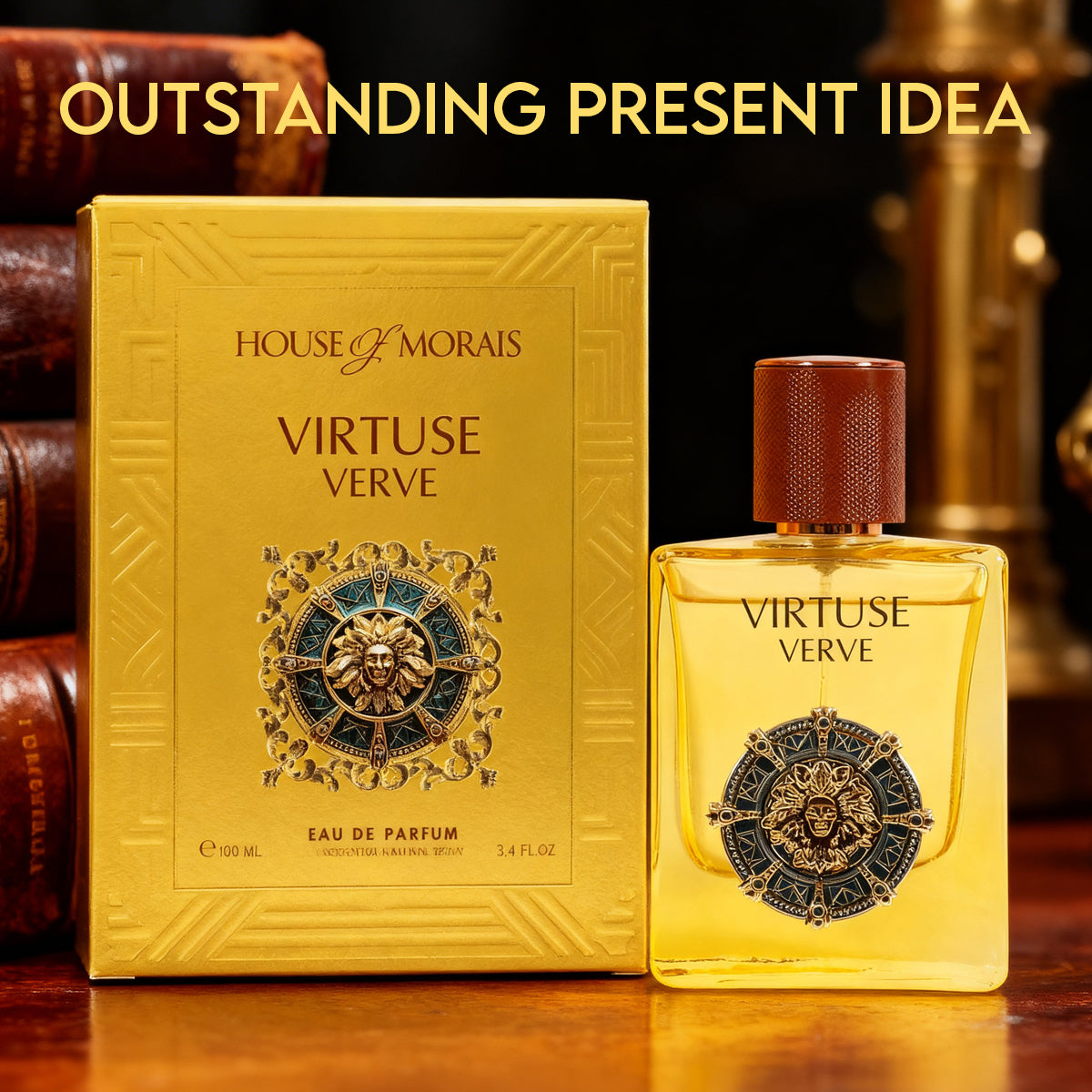 Virtuse Verve Spray Perfume Eau De Parfum For Men - 100ML/3.4FL.OZ./3PCS
