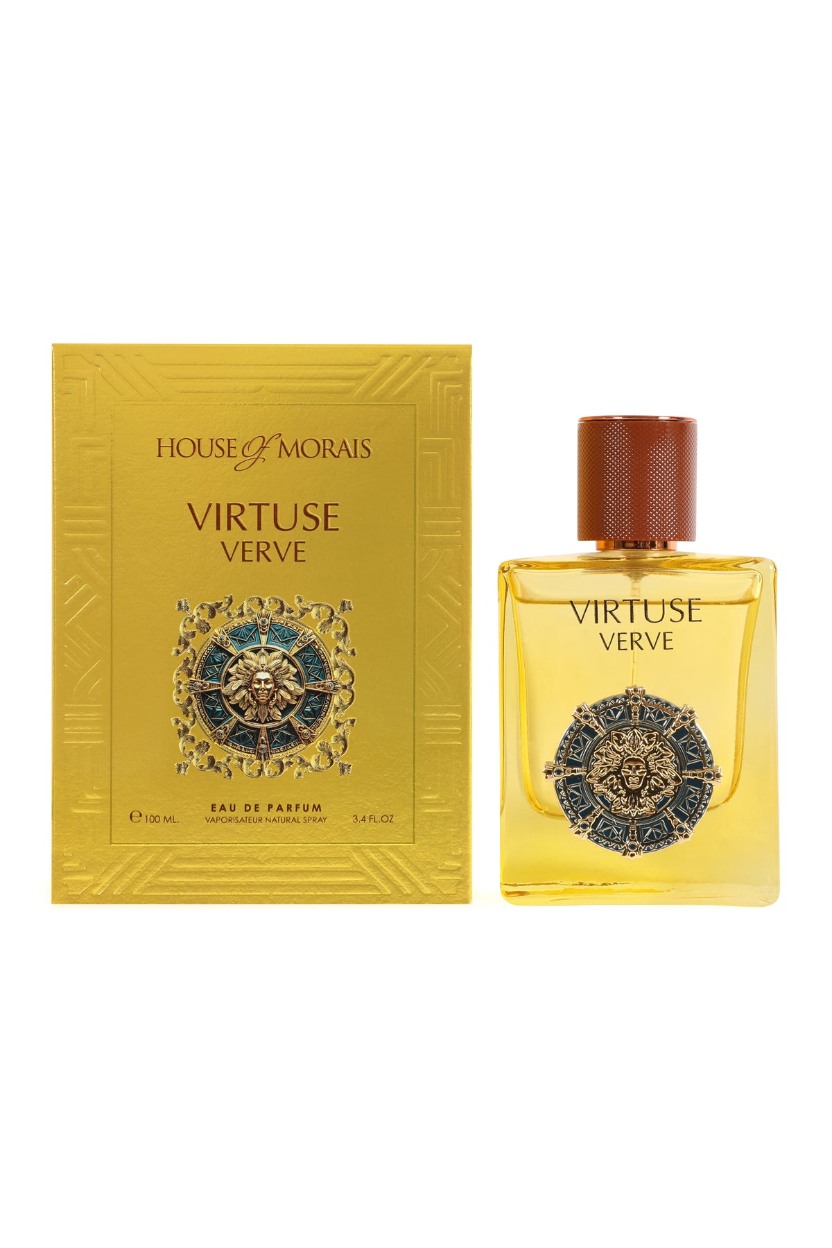 Virtuse Verve Spray Perfume Eau De Parfum For Men - 100ML/3.4FL.OZ./3PCS