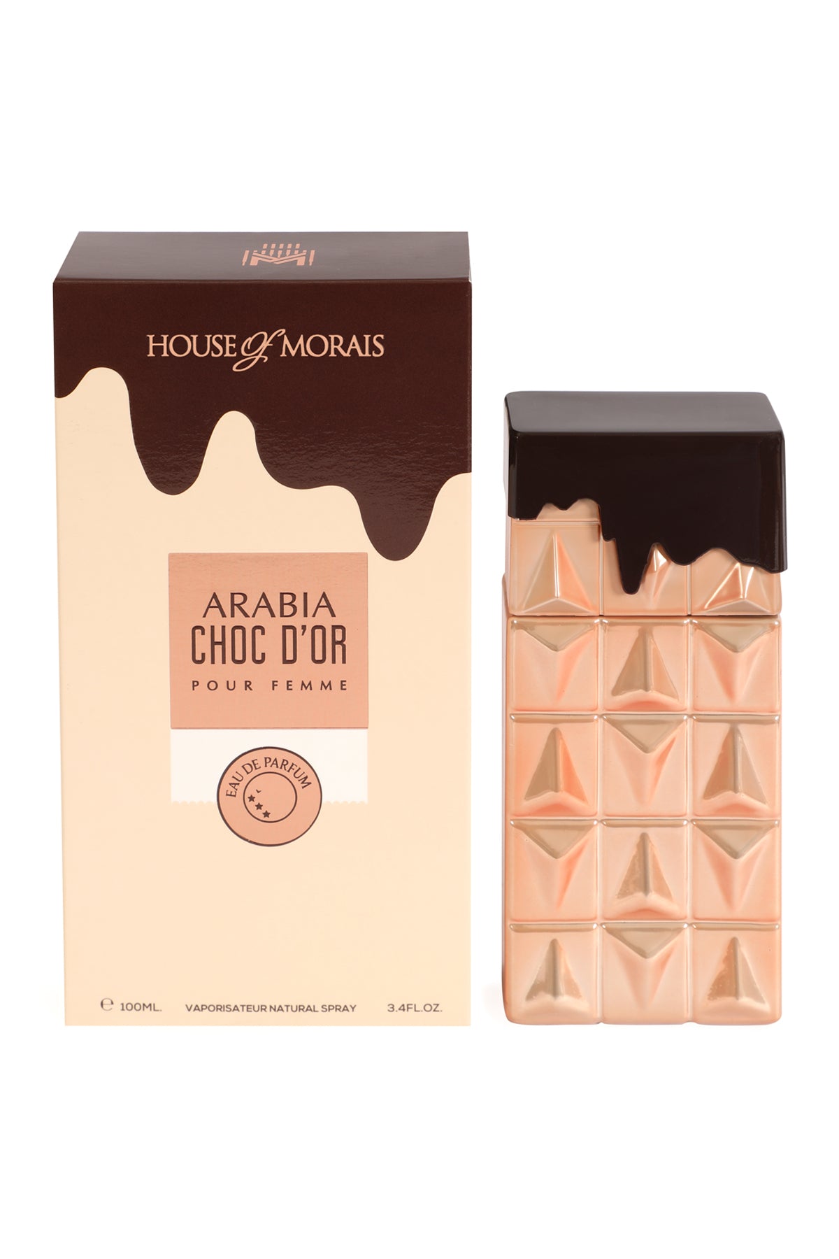 Arabia Choc D'or Pour Femme Spray Perfume Eau De Parfum For Women - 100ML/3.4FL.OZ./3PCS