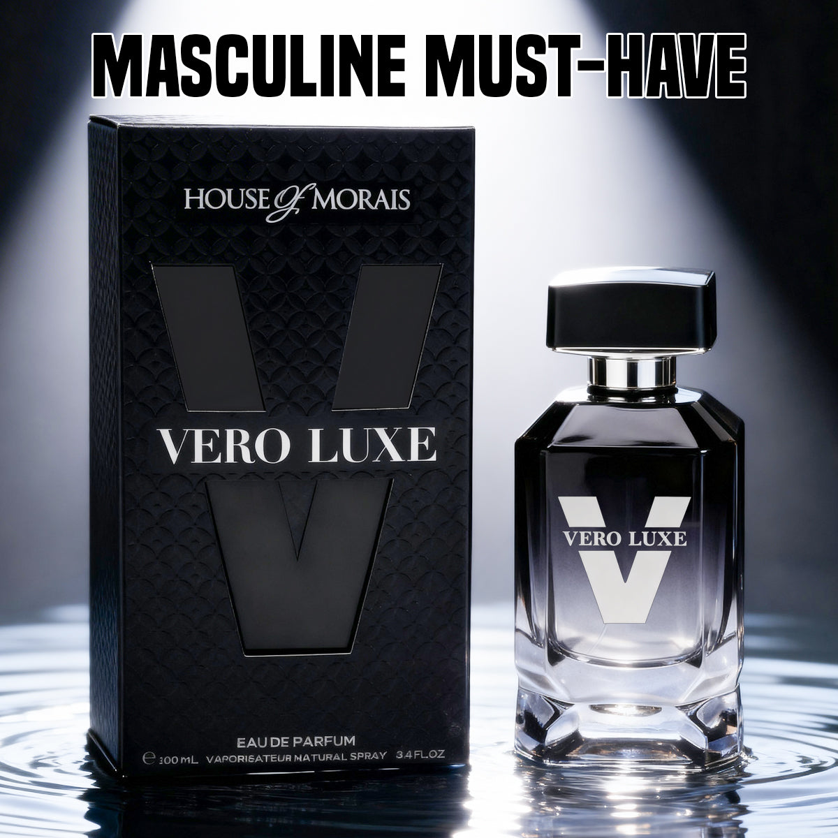 Vero Luxe Spray Perfume Eau De Parfum For Men - 100ML/3.4FL.OZ./3PCS
