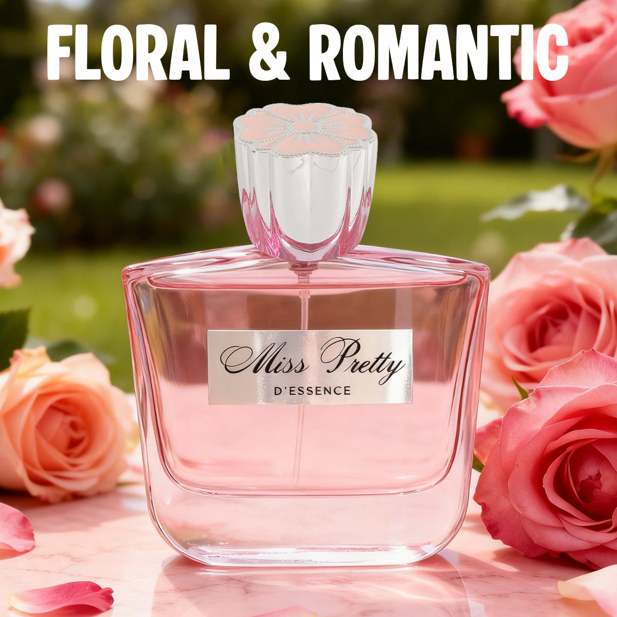 Miss Pretty D'Essence Spray Perfume Eau De Parfum For Women - 100ML/3.4FL.OZ.