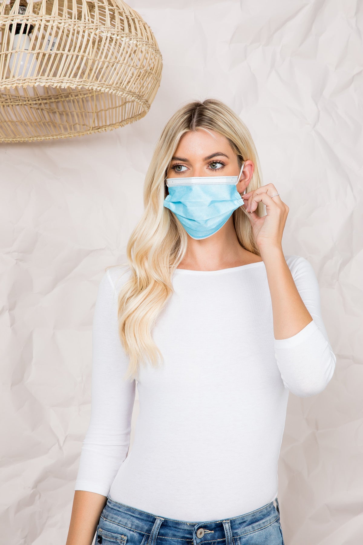 Blue Disposable Mask For Adult