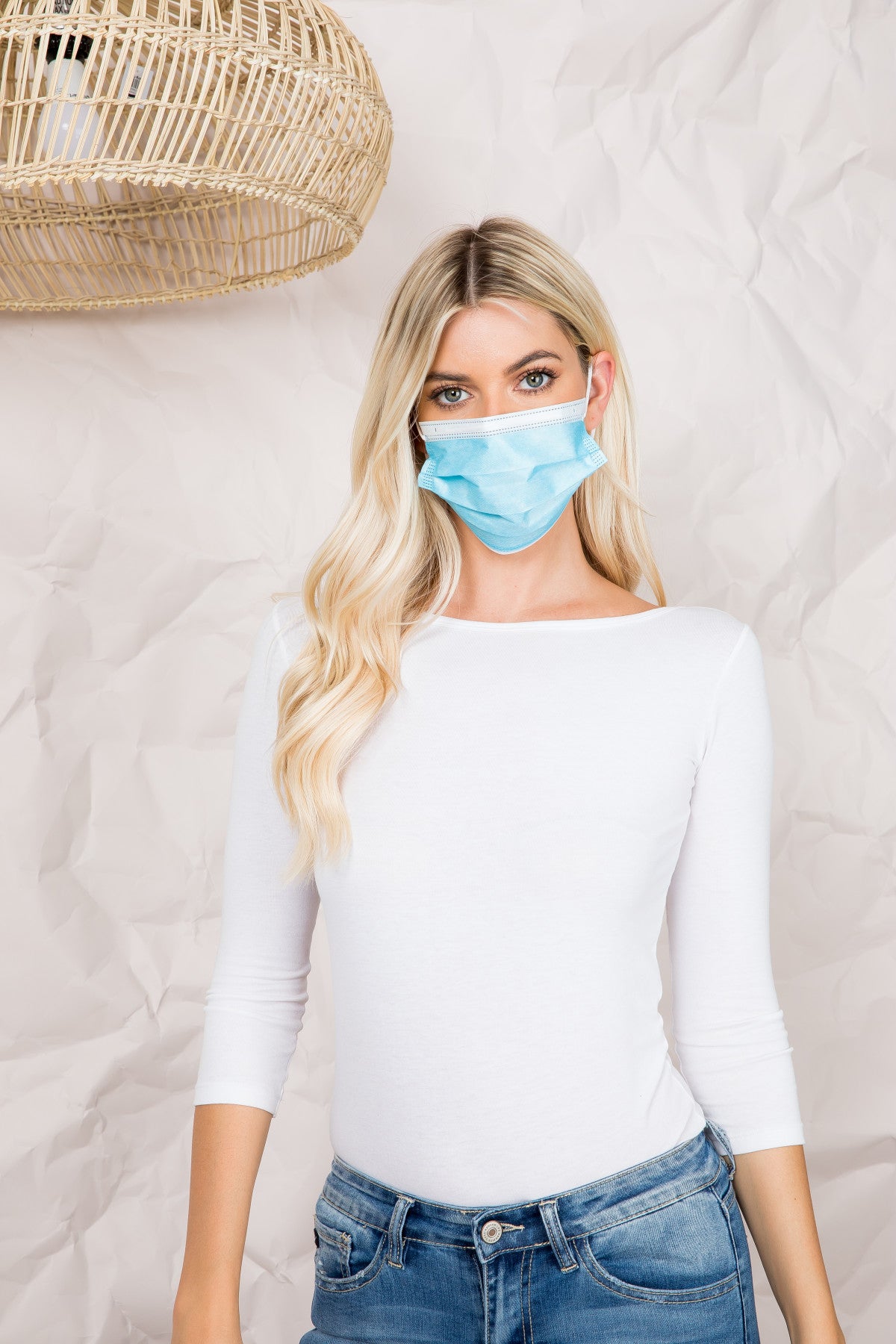 Blue Disposable Mask For Adult