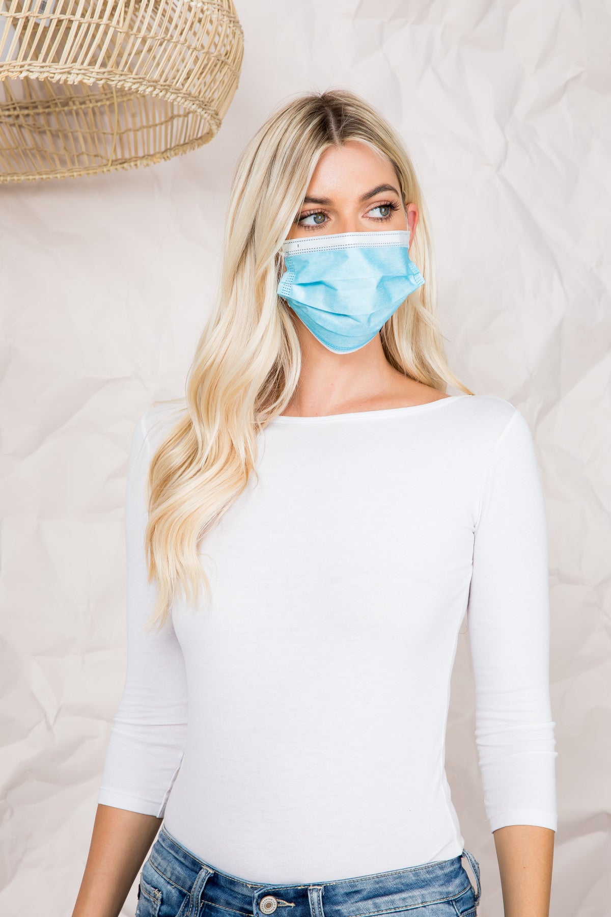Blue Disposable Mask For Adult