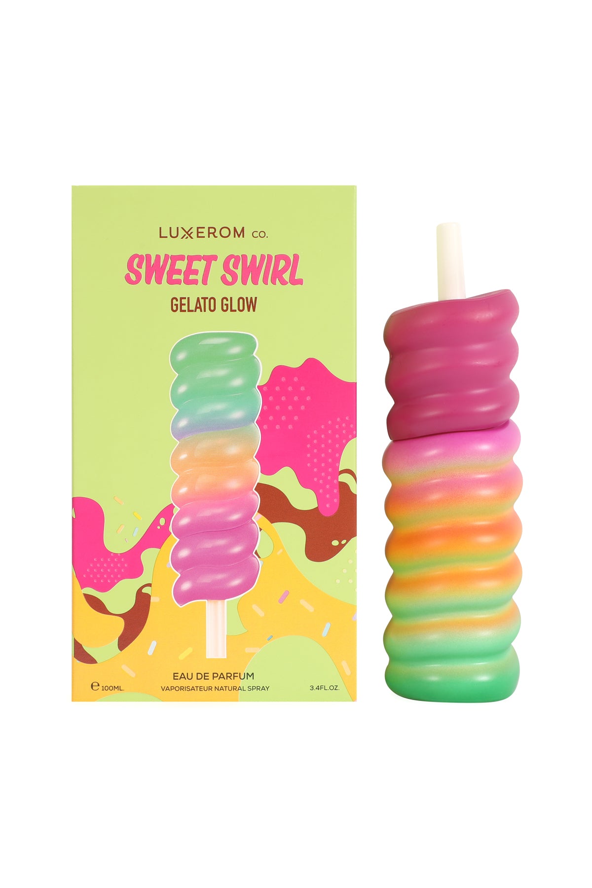 Sweet Swirl Gelato Glow Spray Perfume Eau De Parfum For Women - 100ML/3.4FL.OZ./3PCS