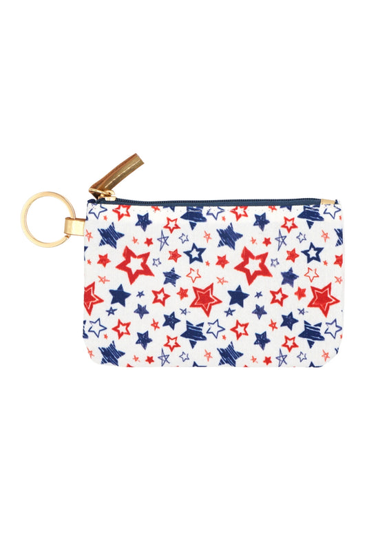 American Flag Star ID Wallet & Detachable Lanyard