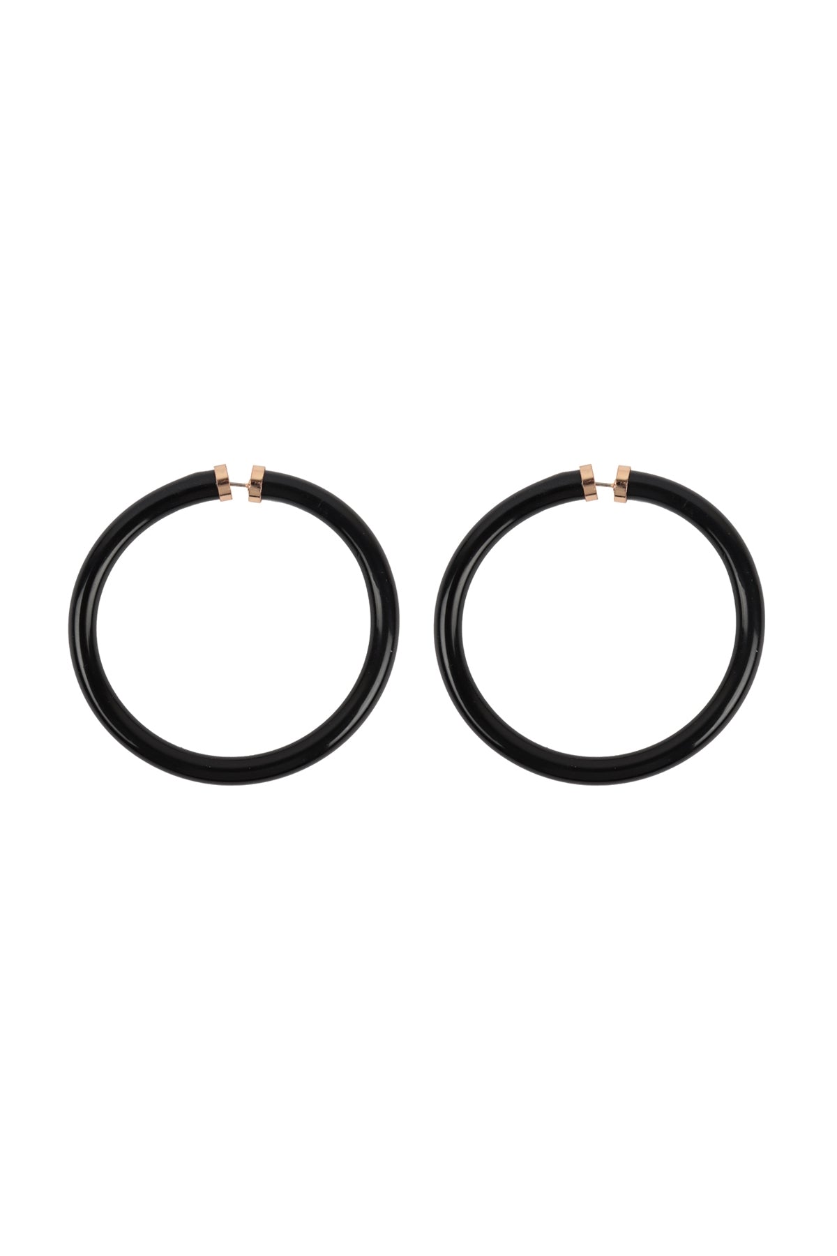 2.25" Tube Jelly Hoop Earrings