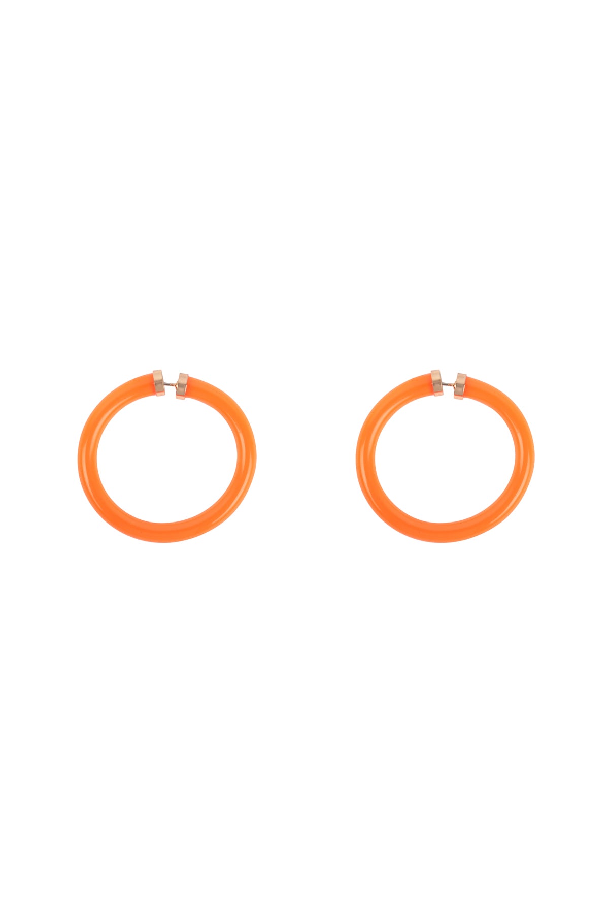 Tube Jelly Hoop Earrings