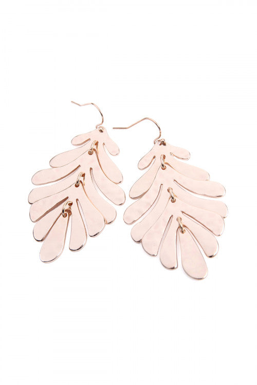 Fish Hook Metal Earrings