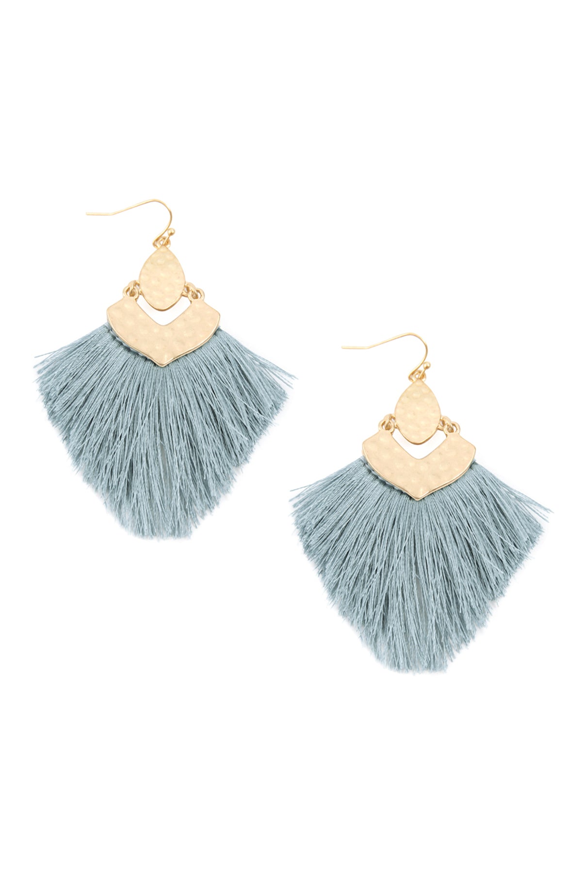 Light Fringe Tassel Drop Earrings