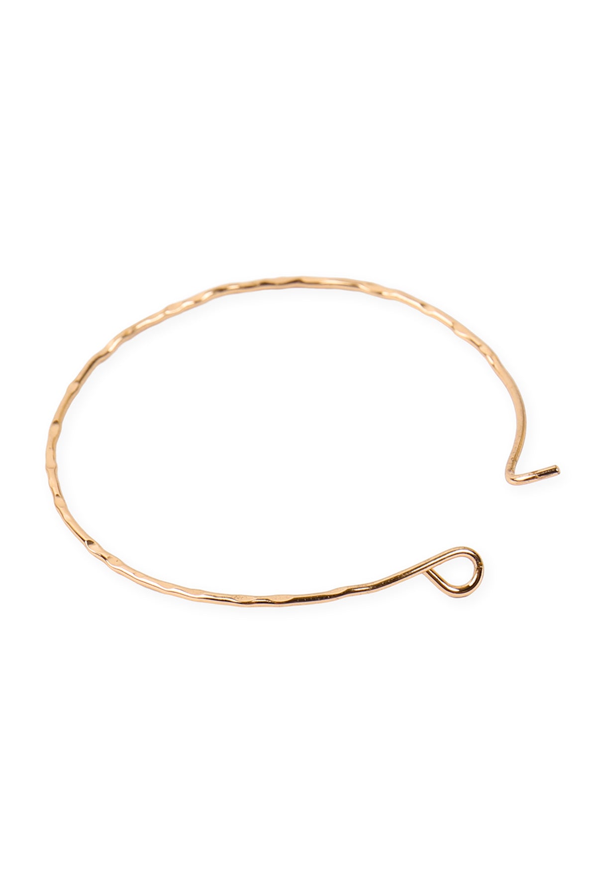 3 Pairs On A Card Hammered Hoop Earrings Set