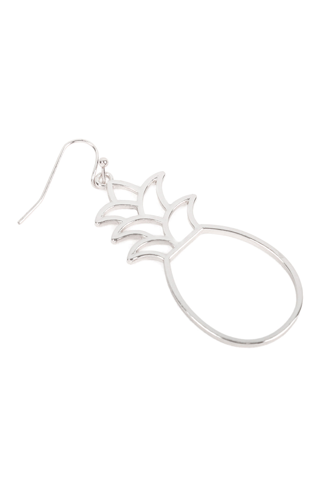 Pineapple Open Wire Hook Dangling Earrings / 6PAIRS