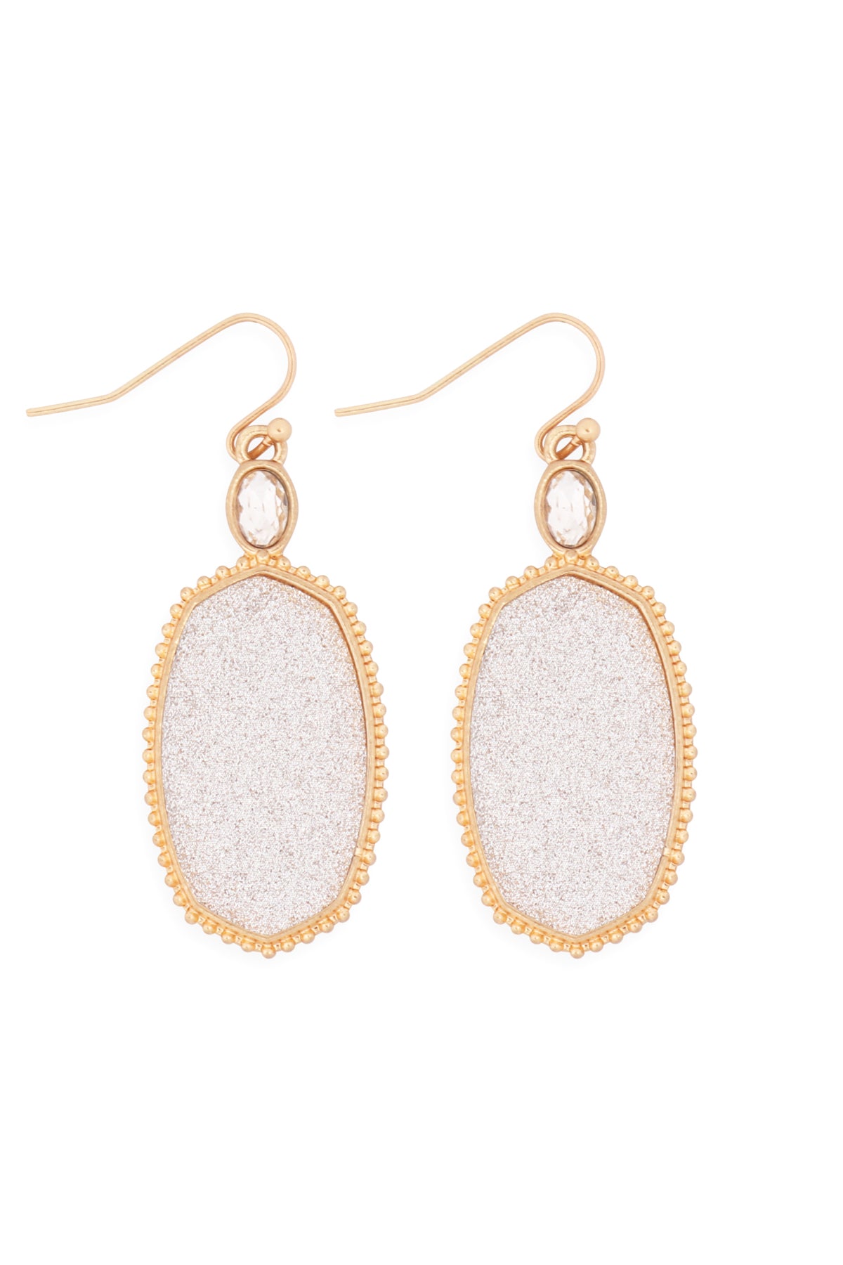Faceted Drop Earrings