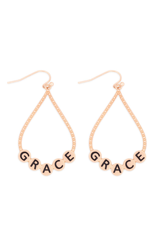 Grace Charm Teardrop Earrings