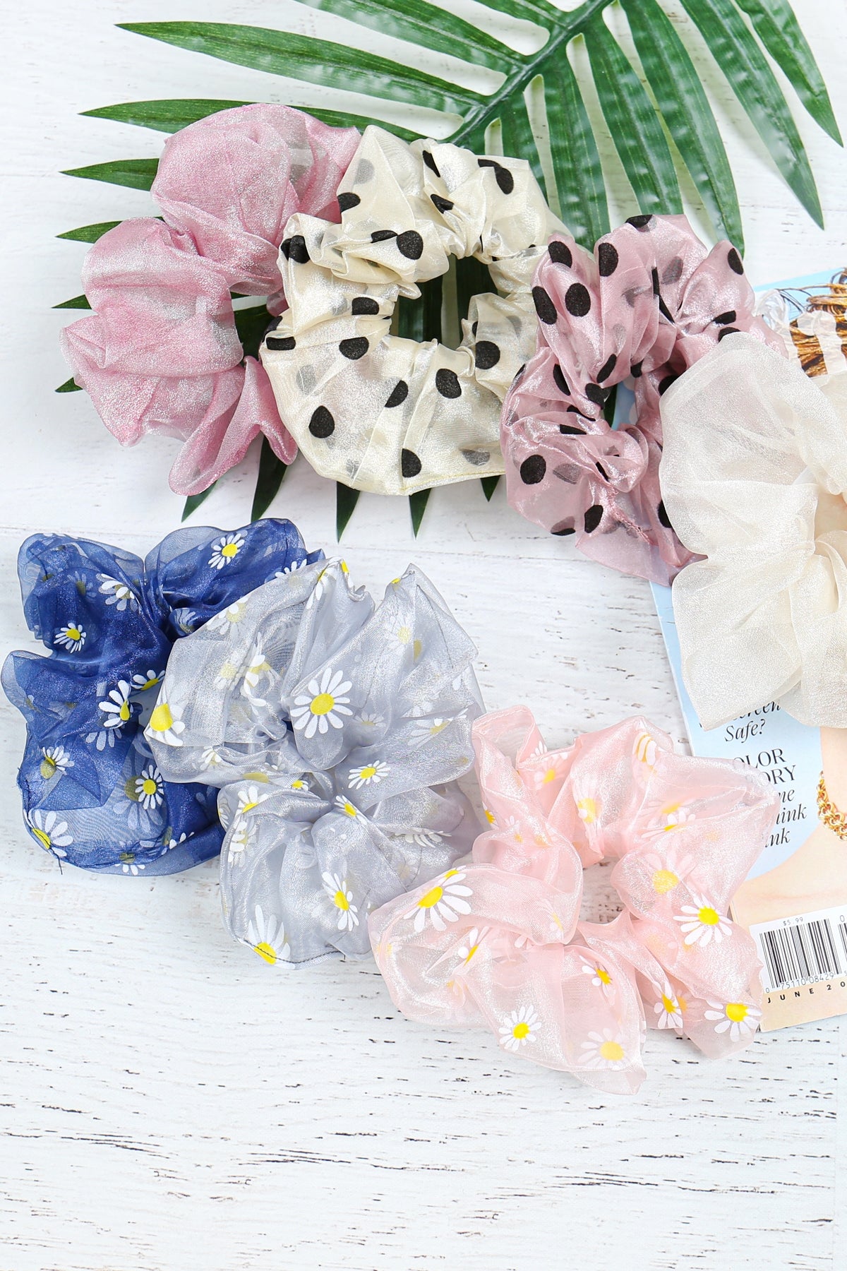 2pcs Set Big Soft Chiffon Hair Scrunchy