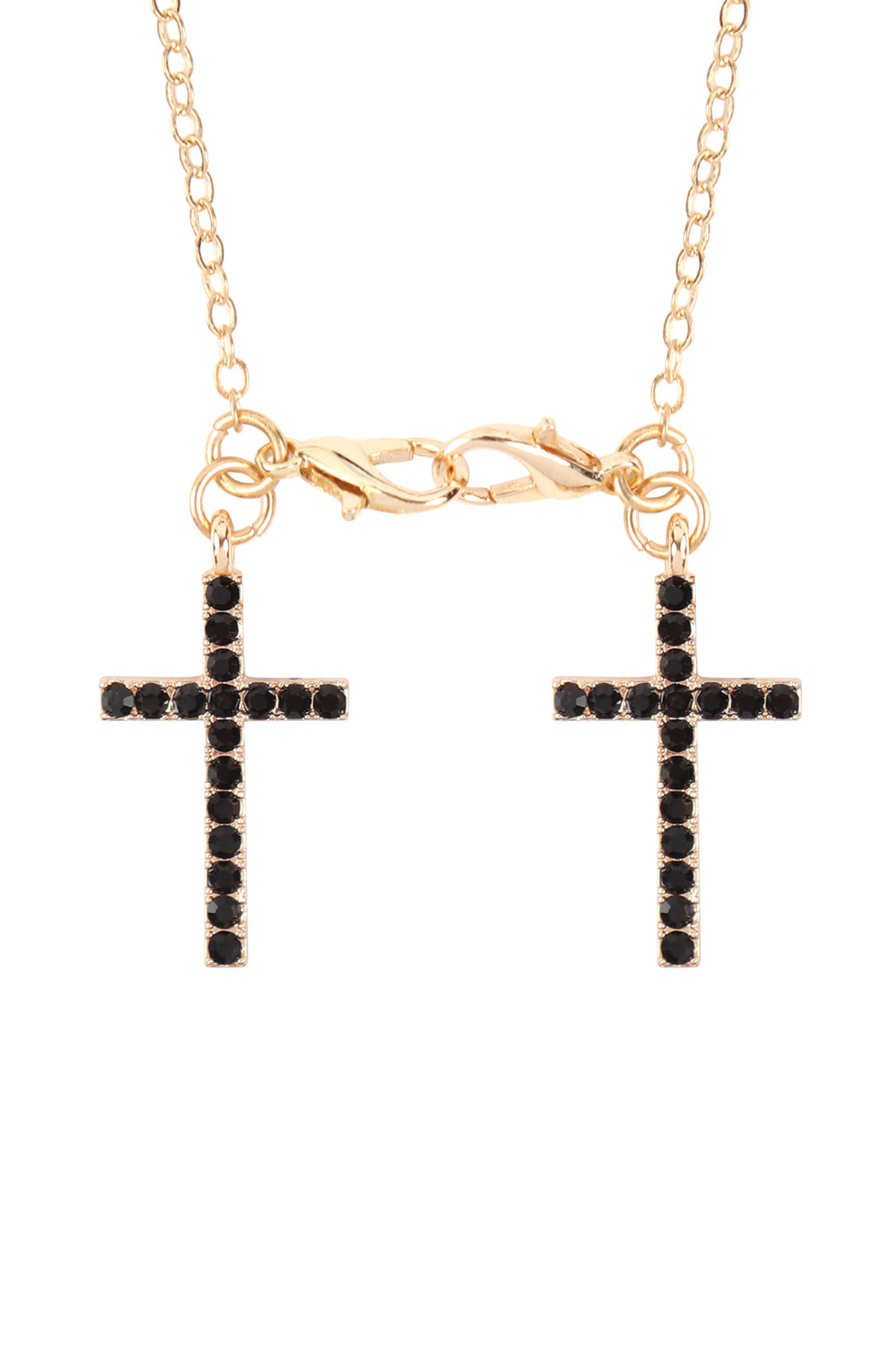 Eyeglasses Holder Cross Rhinestone Necklace