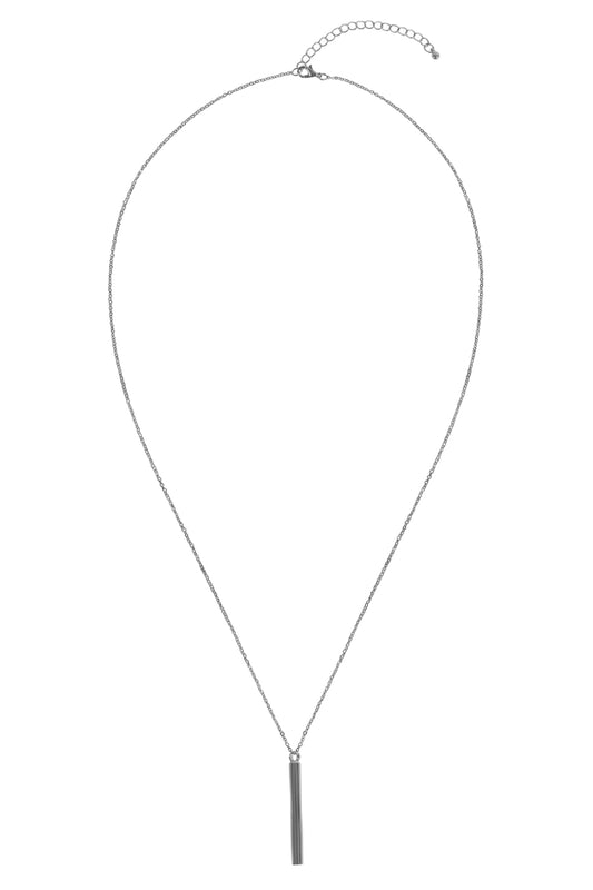 Vertical Bar Pendant Necklace