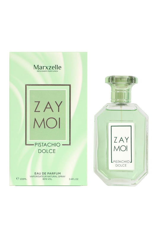 ZAY MOI PISTACHIO DOLCE SPRAY PERFUME EAU DE PARFUM FOR MEN AND WOMEN - 100ML/3.4FL.OZ.