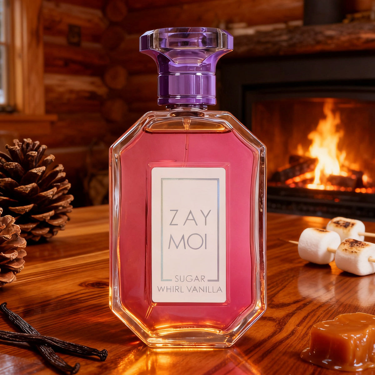 Zay Moi Sugar Whirl Vanilla  Spray Perfume Eau De Parfum For Women - 100ML/3.4FL.OZ./3PCS
