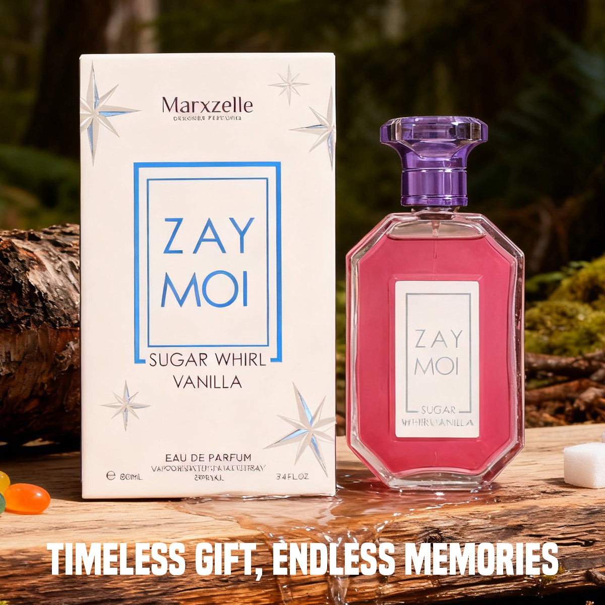 Zay Moi Sugar Whirl Vanilla  Spray Perfume Eau De Parfum For Women - 100ML/3.4FL.OZ./3PCS