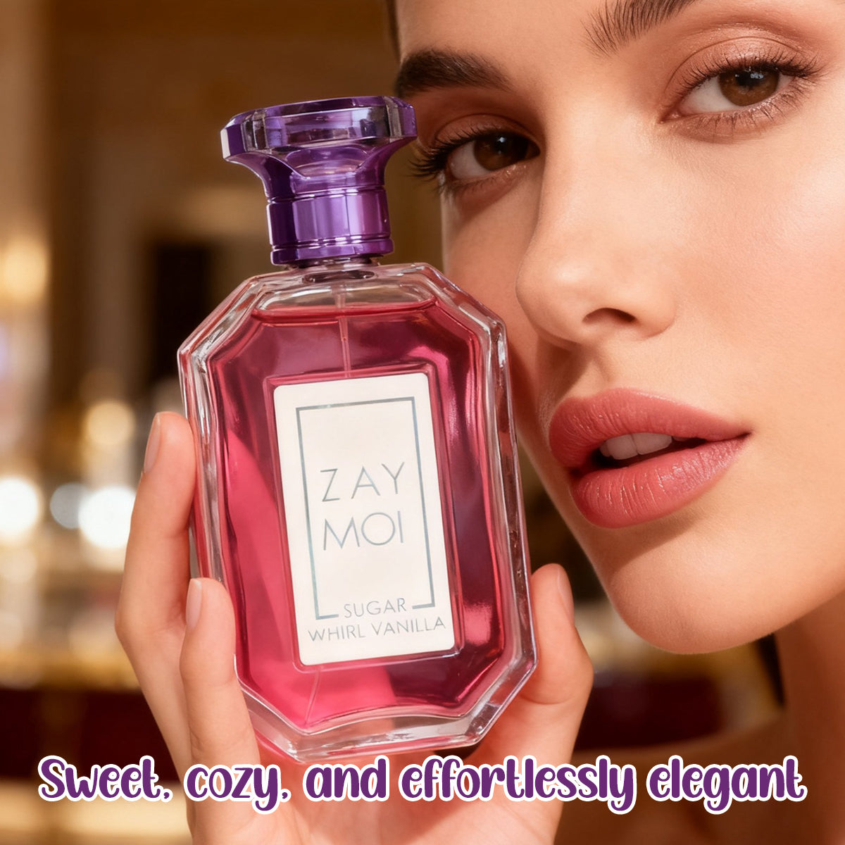 Zay Moi Sugar Whirl Vanilla  Spray Perfume Eau De Parfum For Women - 100ML/3.4FL.OZ./3PCS
