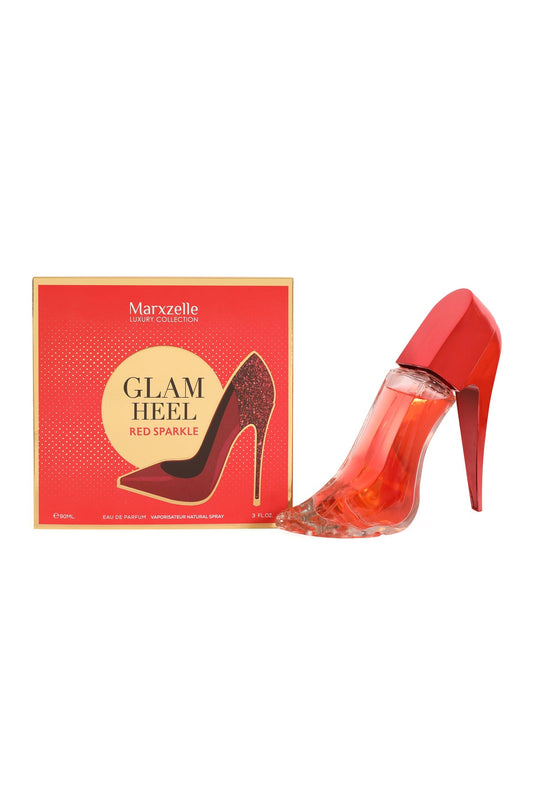 GLAM HEEL RED SPARKLE SPRAY PERFUME EAU DE PARFUM FOR WOMEN - 90ML/3FL.OZ.