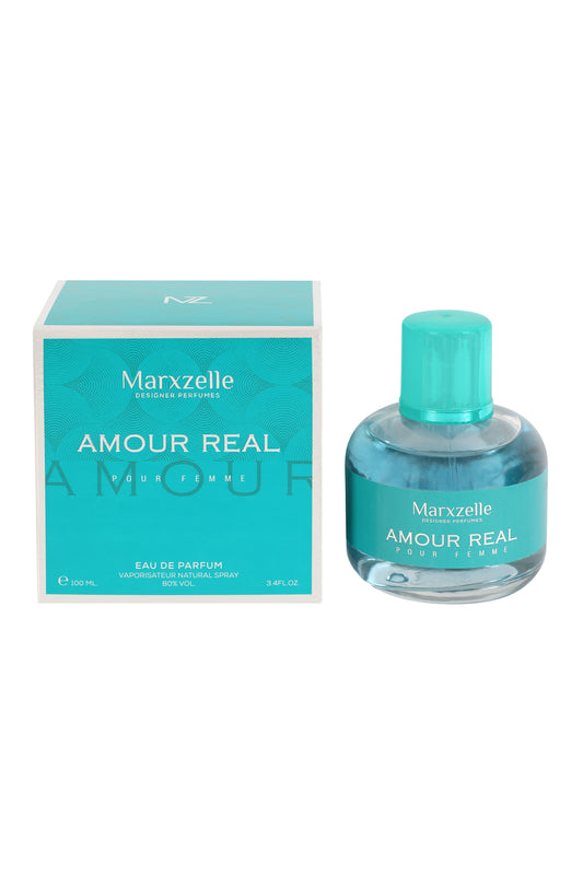 Amour Real Pour Femme Spray Perfume Eau De Parfum For Women - 100ML/3.4FL.OZ./3PCS
