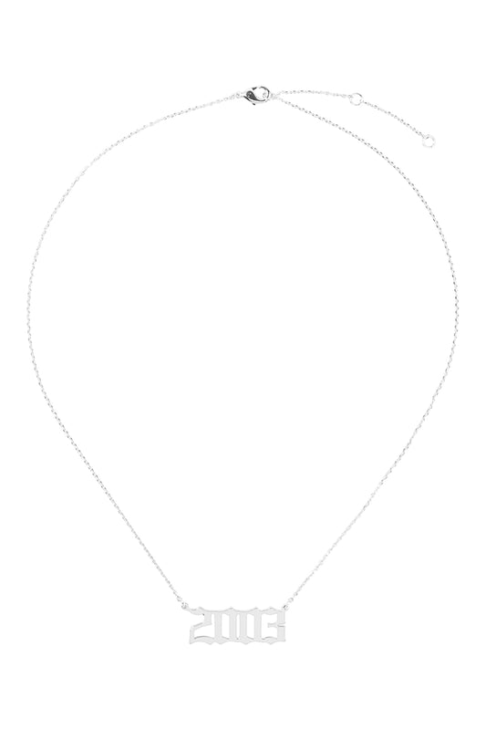 "2003" Birth Year Personalized Necklace