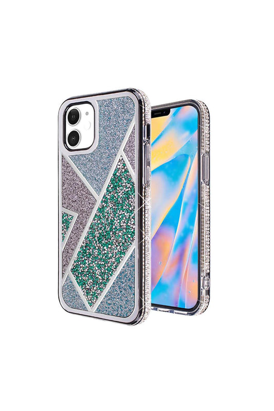 iPhone 12Mini 5.4 Rhombus Bling Glitter Diamond Case Cover