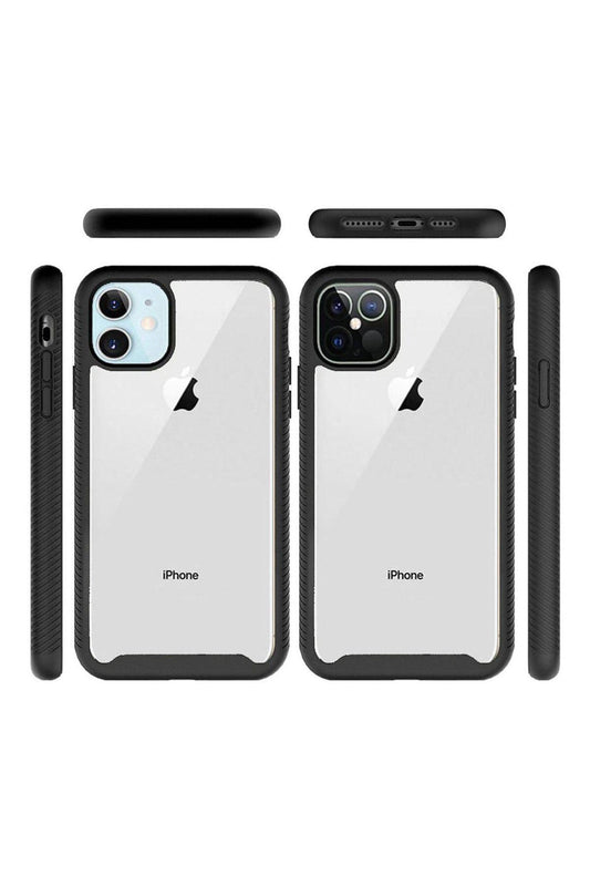 iPhone 12/Pro 6.1 Strong Bumper Shockproof Transparent Case Cover