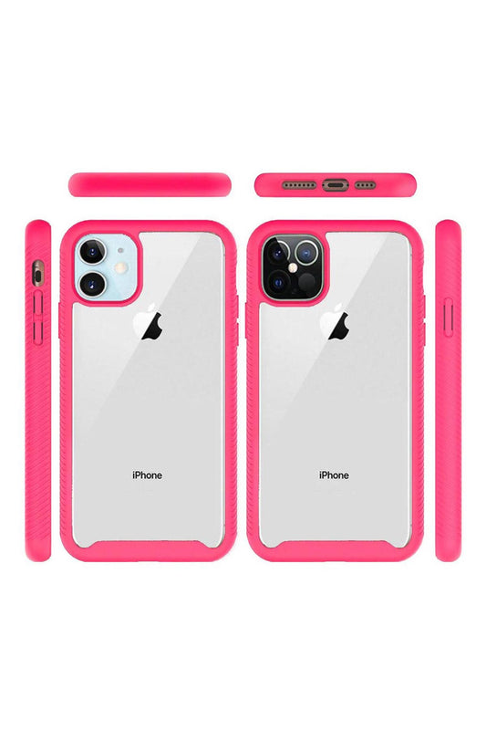 iPhone 12/Pro 6.1 Strong Bumper Shockproof Transparent Case Cover
