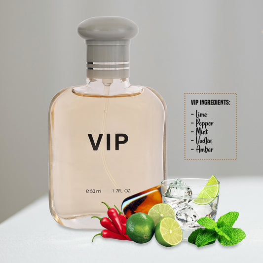 V - VIP SPRAY PERFUME EAU DE PARFUM FOR MEN - 50ML/1.75 FL.OZ./3PCS