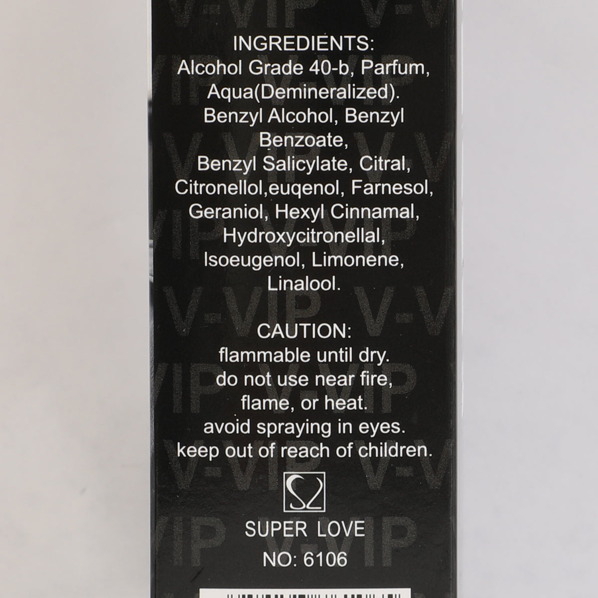 V - VIP SPRAY PERFUME EAU DE PARFUM FOR MEN - 50ML/1.75 FL.OZ./3PCS