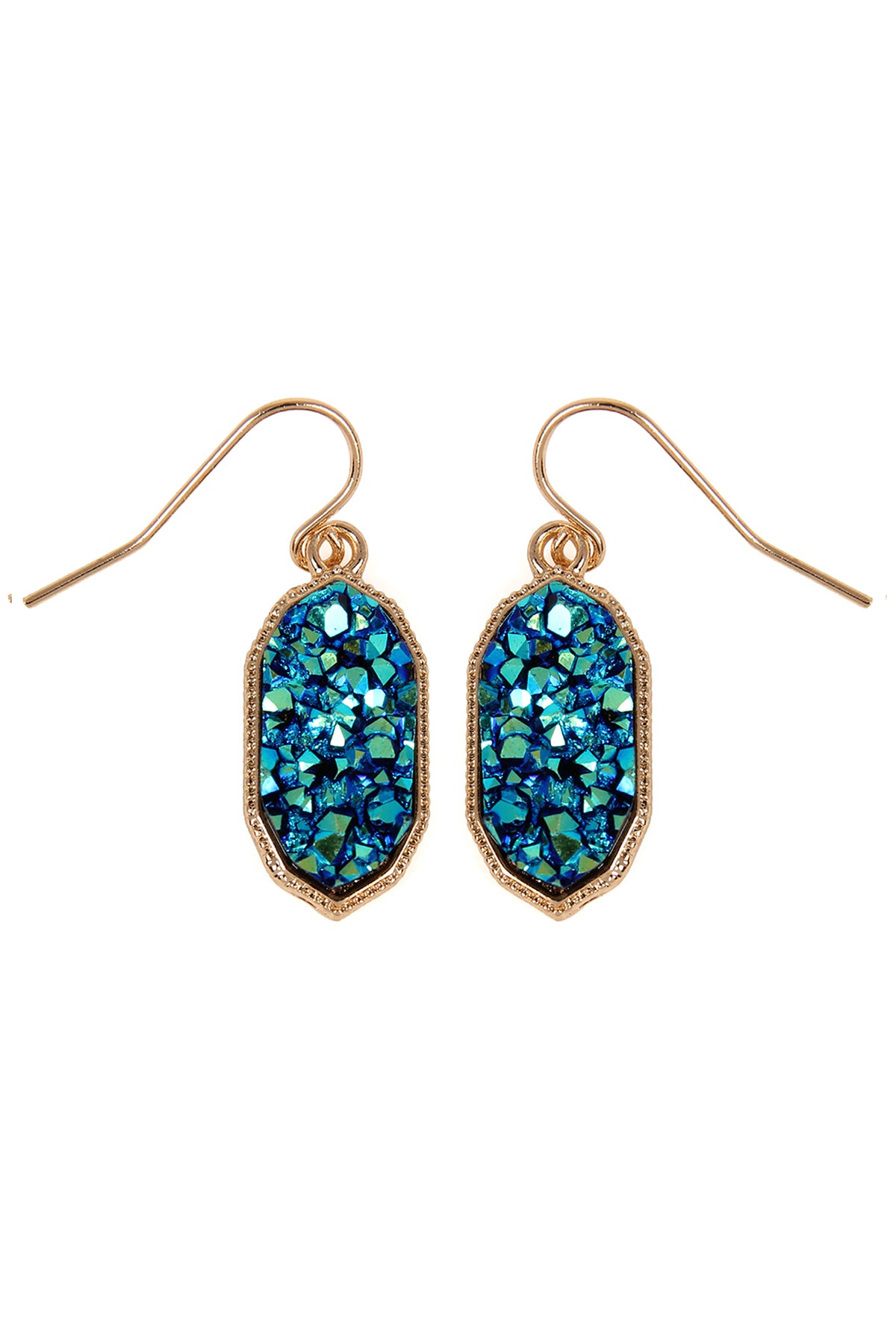 Montana Blue Druzy Drop Earrings