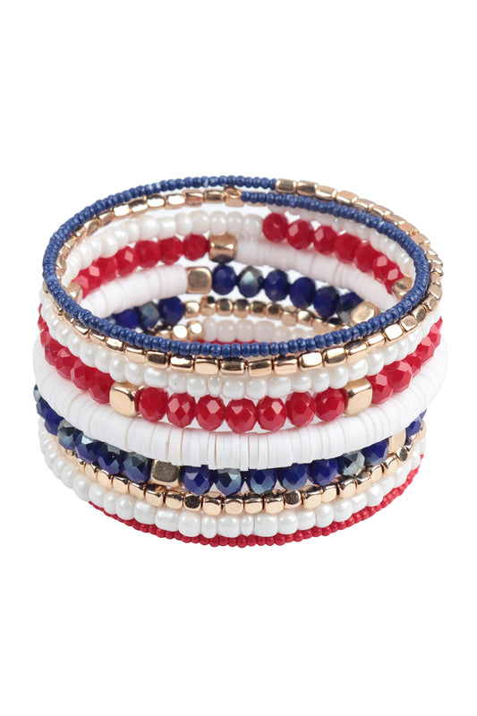 Mix Beads CCB, Fimo Charm Versatile Bracelet Set